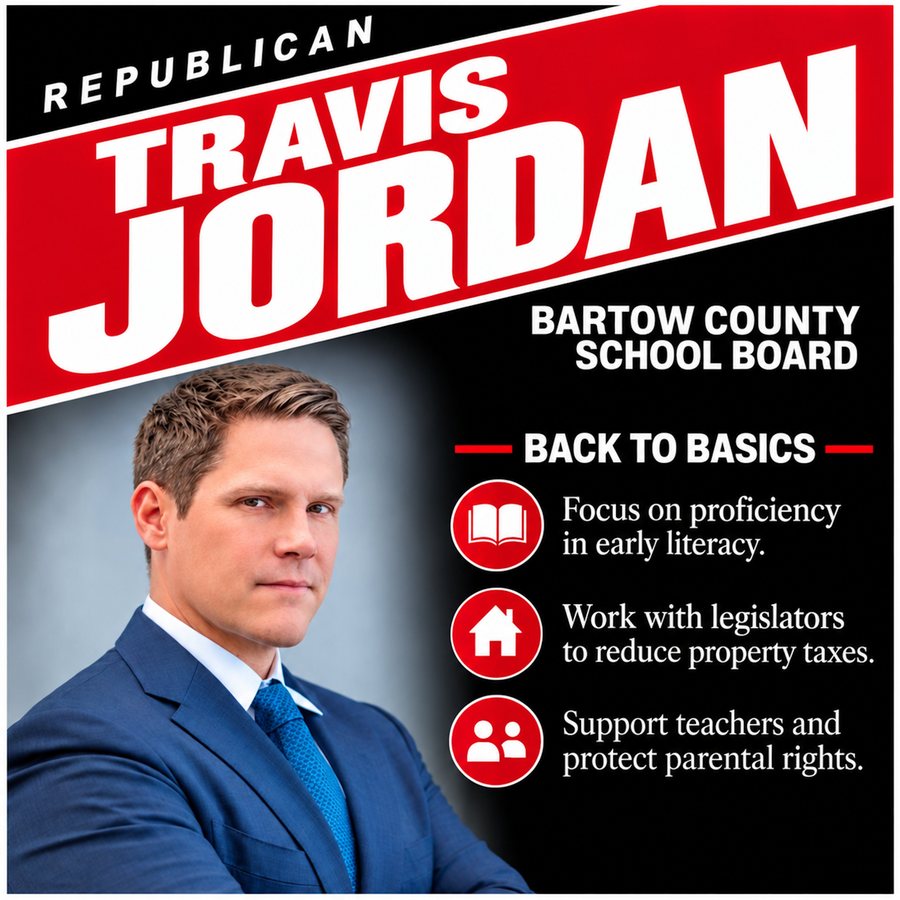Travis Jordan – Republican for Bartow County School Board